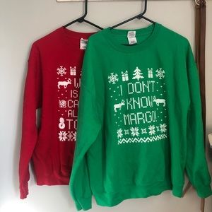 Christmas vacation sweatshirts sweaters - GREEN